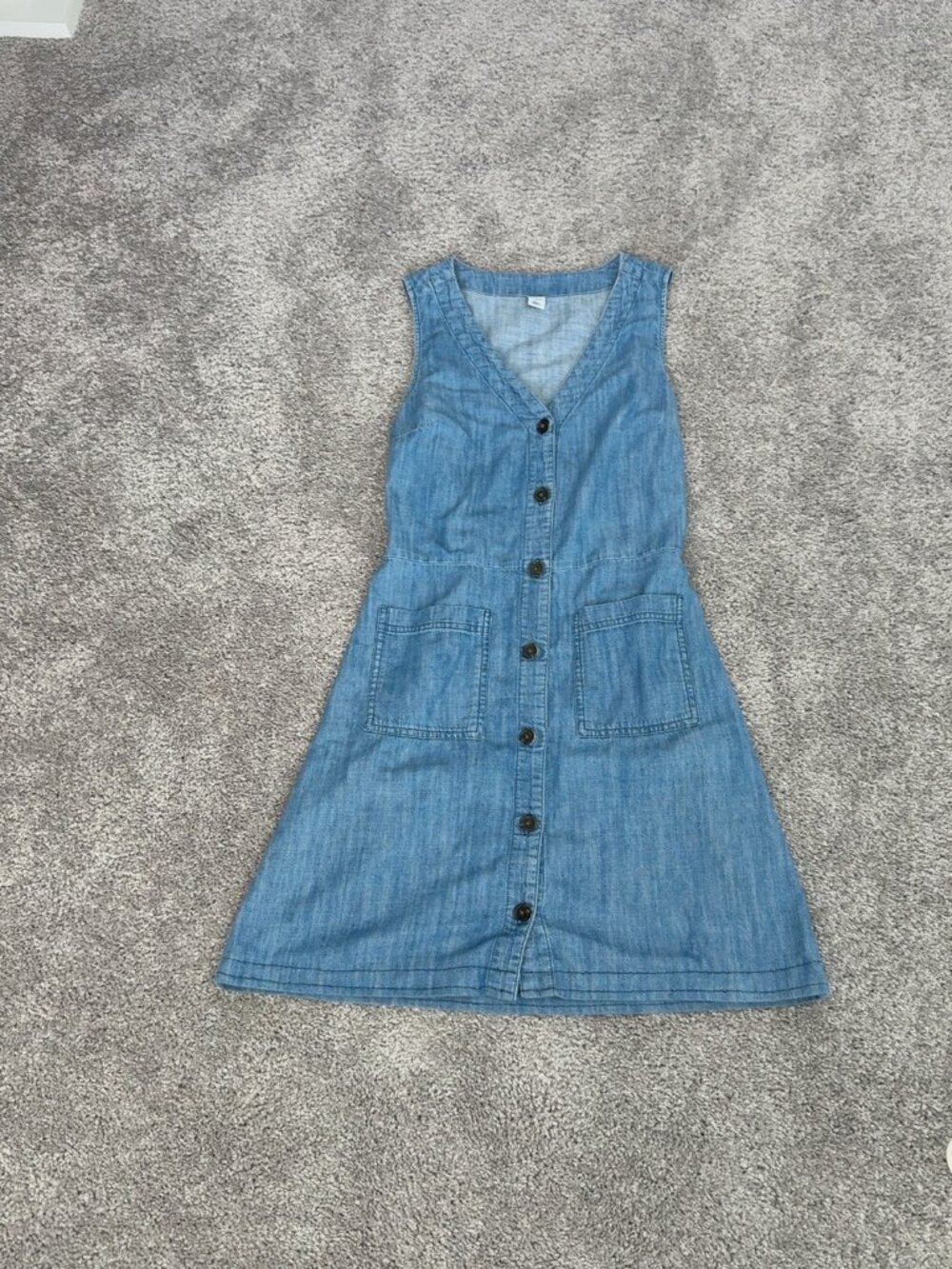 Old Navy Chambray Denim Button Front Dress – Size Small